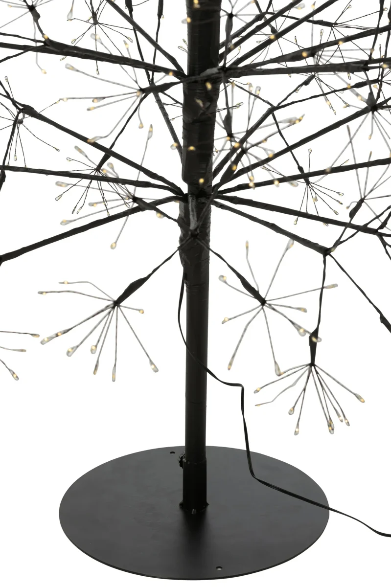 Boom Led Warm Witte Lichten Ijzer Zwart Extra Large H240cm j-Line - Afbeelding 7