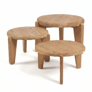 De Wabi Sabi Salontafel Set van 3 Bazar Bizar