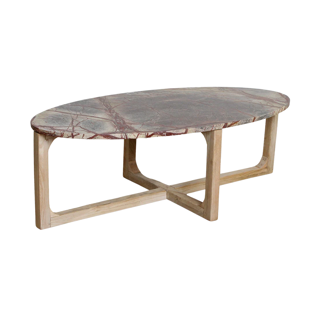 Marmeren Salontafel Ovaal Bizar Raw Materials